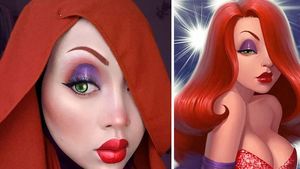 Jago Make Up, Wanita Ini Tiru Tokoh Kartun Dunia