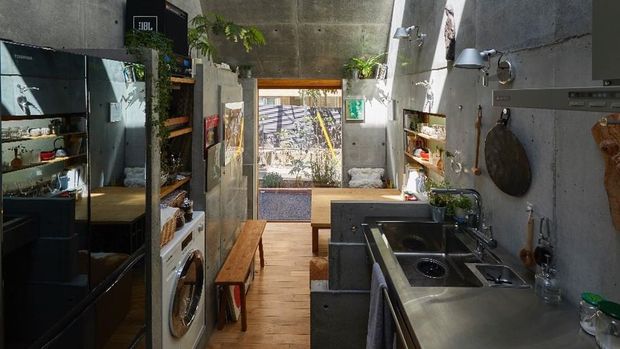 Rumah minimalis Love2 House di Jepang
