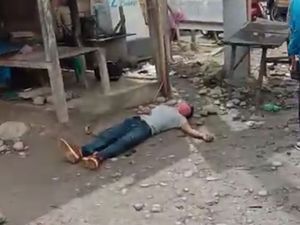 Viral Pria Tergeletak Saat Penyemprotan Disinfektan di Polman, Ini Faktanya
