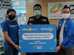 Sudah Salurkan 800 APD, tiket.com Buka Donasi Fase Kedua