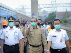 Pantau Stasiun Bogor saat PSBB, Wakil Wali Kota Bogor: Lebih Landai