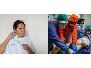 Potret Para Pekerja di Garda Terdepan Melawan Corona