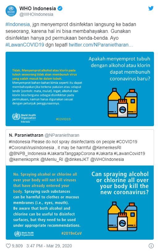 Cerita Pilu Relawan COVID-19, Anak Tewas Tak Sengaja Minum Cairan Disinfektan