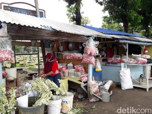 Kisah Megawati, Penjual Bunga Ziarah Bertahan di Tengah Pandemi Corona