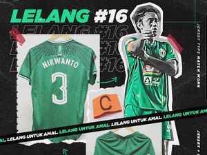 Lelang Amal, Jersey Kapten PSS Sleman Laku Paling Mahal