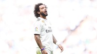 Marcelo kalah bersaing dengan Ferland Mendy. Tampaknya, bek sayap kiri itu sudah memasuki akhir kariernya bersama Madrid (Getty Images)