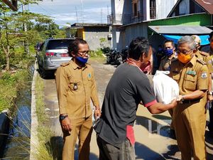 Pemprov Sulbar Salurkan 1.400 Paket Sembako ke Warga Mamuju