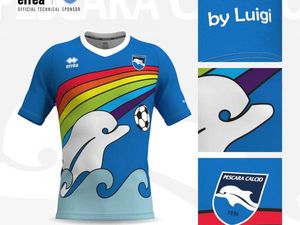 Imut! Ada Lumba-lumba dan Pelangi di Jersey Klub Sepakbola Ini