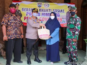 Baksos Jelang Ramadhan Ringankan Beban Warga Terdampak Corona di Jombang