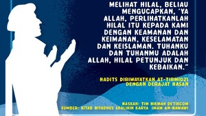 Doa Melihat Hilal yang Menjadi Tanda Besok Puasa Ramadhan 2020