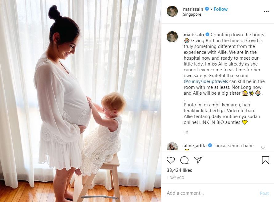 Melahirkan Saat Corona, Marissa Nasution Harus Terpisah dari Si Sulung