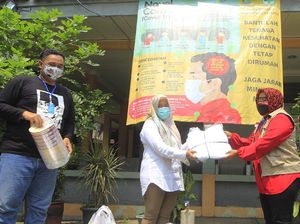 Baguna PDIP Berikan Bantuan APD ke Puskesmas Cikokol