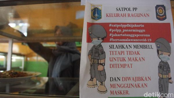 Demi Halau Corona, Rumah Makan Tak Layani Makan Ditempat