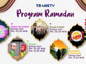 Ramadan di Rumah Aja Ditemani Trans TV