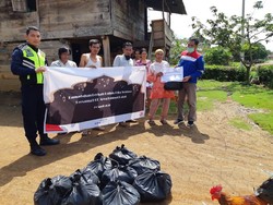 Jelang Ramadhan, Pertamina Salurkan 120 Paket Sembako di Lumut Balai