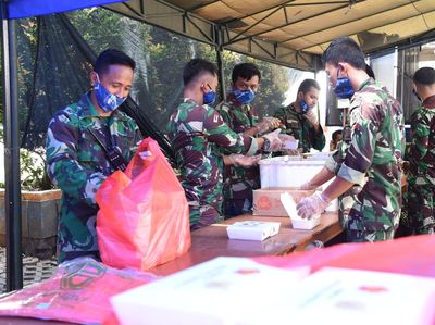 Dapur Umum TNI-Polri Tetap Beroperasi Jelang Ramadhan