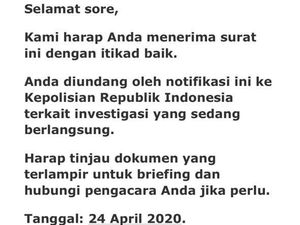 Polri Ungkap E-Mail Investigasi Catut Nama Kapolri, Minta Warga Waspada