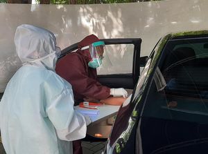 Rapid Test Drive Thru RS Husada Utama Hari Ke-2, Dua Orang Positif