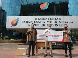 Lawan Corona, Telkom Serahkan 44 Ventilator ke Yayasan BUMN