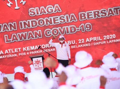 Ratusan Relawan Indonesia Bersatu Lawan Corona