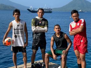 Pulang ke Ternate, Abduh Lestaluhu Berlatih Bersama Keluarga