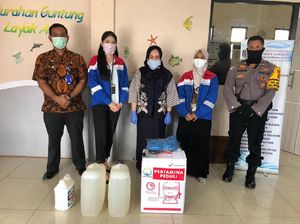 Lewat Tim Gugus, Pertagas Sumbang APD ke Puskesmas dan RSUD di Bontang