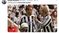 Setelah dibeli Pangeran Salman, apa Newcastle bisa mendatangkan duet maut di film Goal!, Santiago Munez dan Gavin Harris? (Foto: Twitter)