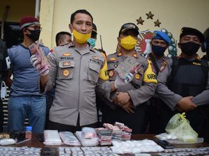 Polisi Gerebek Pesta Sabu di Palu Sulteng, Puluhan Orang Diamankan