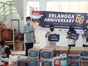 Jelang HUT Ke-68, Erlangga Group Santuni Panti Asuhan Anak di Jakarta