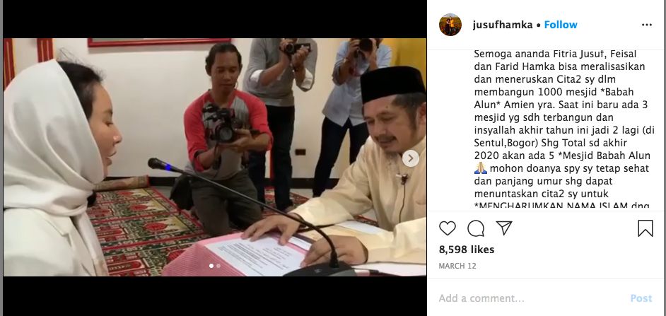 CEO Cantik Perusahaan Tol Fitria Yusuf Mualaf, Ayahanda: Ini Hadiah Tak Ternilai