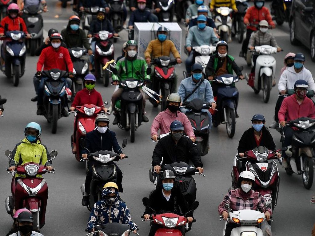 Ibu Kota Vietnam Mau Larang Motor Melintas Mulai 2025