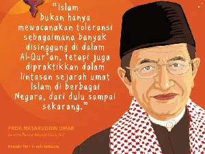 Nasaruddin Umar: Islam Tak Hanya Mewacanakan Toleransi Tapi Juga Praktik
