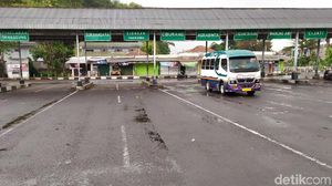 Mudik Dilarang, Terminal di Cianjur Sepi