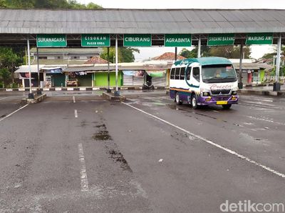 Mudik Dilarang, Terminal di Cianjur Sepi