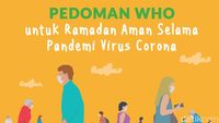 Panduan WHO Soal Puasa Sehat di Tengah Pandemi Corona