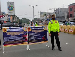 Mudik Dilarang, Polres Bogor Bikin Penyekatan di 16 Titik Ini