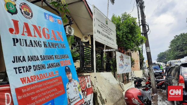 Pos Cegah Mudik di Sejumlah Perbatasan Jakarta Belum Siap