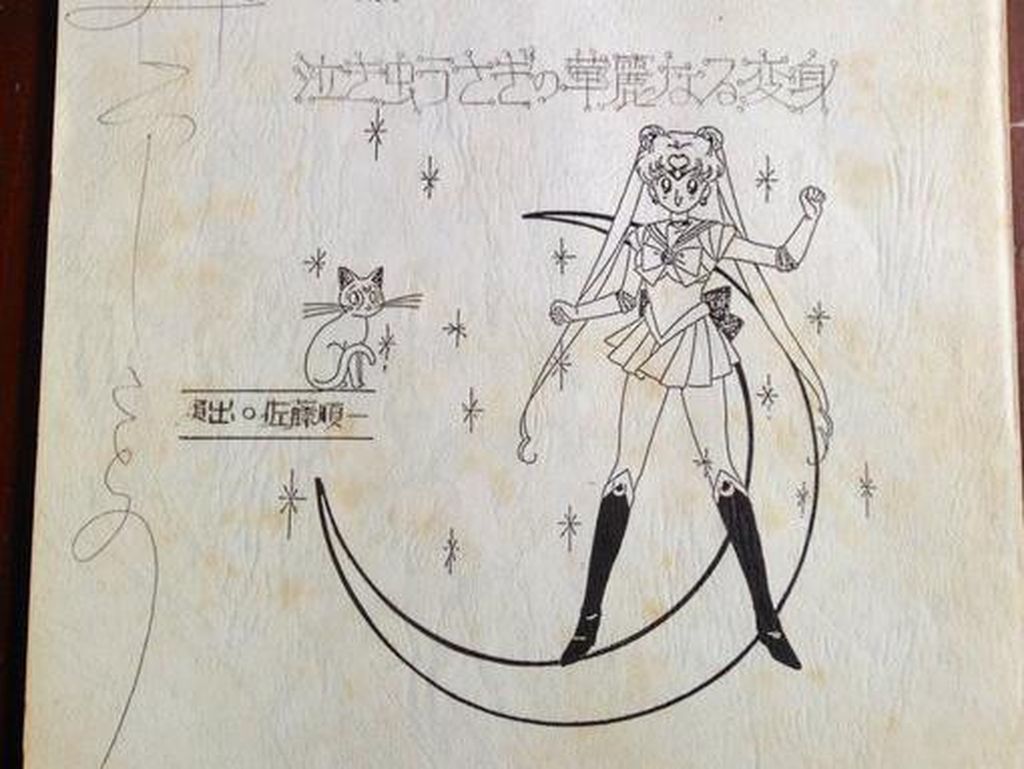 Sailor Moon Rilis di YouTube Hari Ini, Intip Sketsa Awalnya