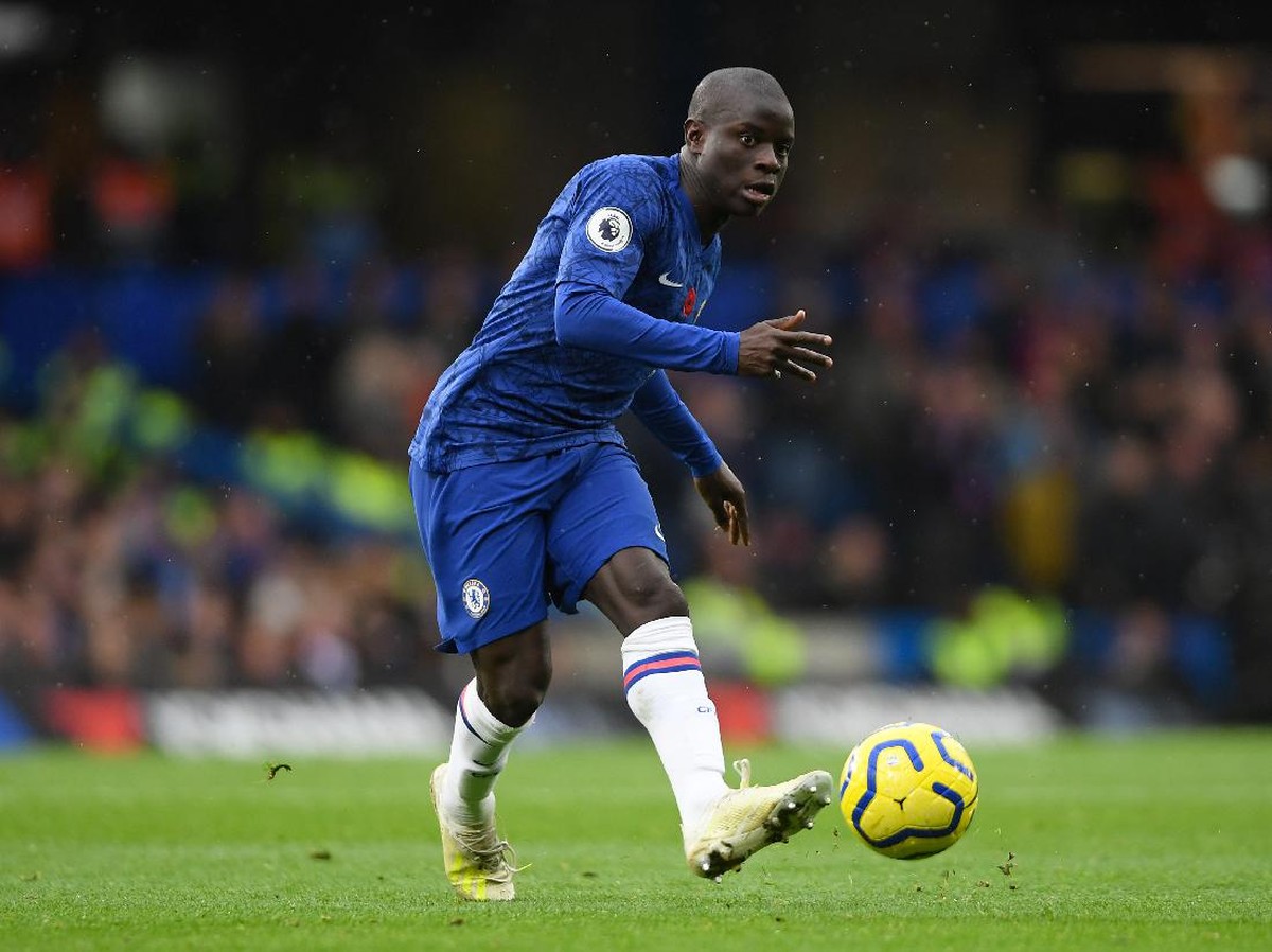 Conte disebut-sebut mengidolai permainan Kante. Foto: (Getty Images/Mike Hewitt)
