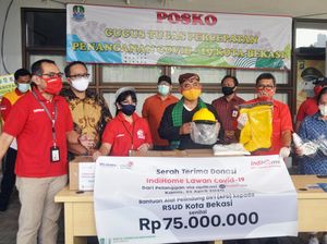 Pelanggan IndiHome Donasi APD Senilai Rp 75 Juta ke RSUD Kota Bekasi