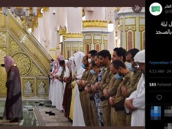Suasana Tarawih Pertama di Masjid Nabawi dan 4 Fakta Lainnya