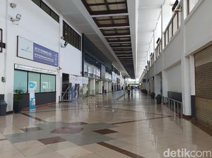 Ditutup, Begini Penampakan Kosongnya Bandara Juanda