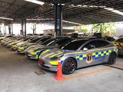 Pakai Tesla Model 3, Polisi Thailand Beli Secara Kredit