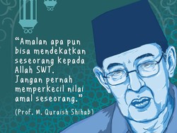 Prof. M. Quraish Shihab:  Jangan Memperkecil Nilai Amal Seseorang