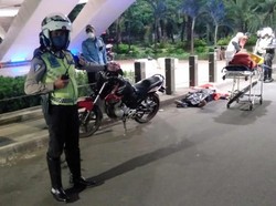 Kecelakaan di Kolong Semanggi, Seorang Pemotor Tewas