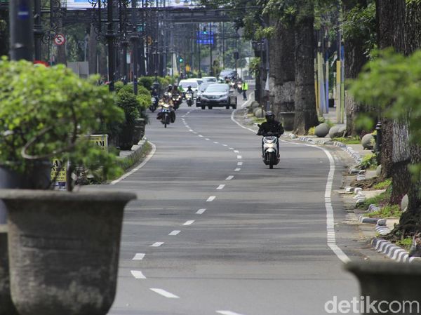 Begini Suasana Kota Kembang di Akhir Pekan saat PSBB