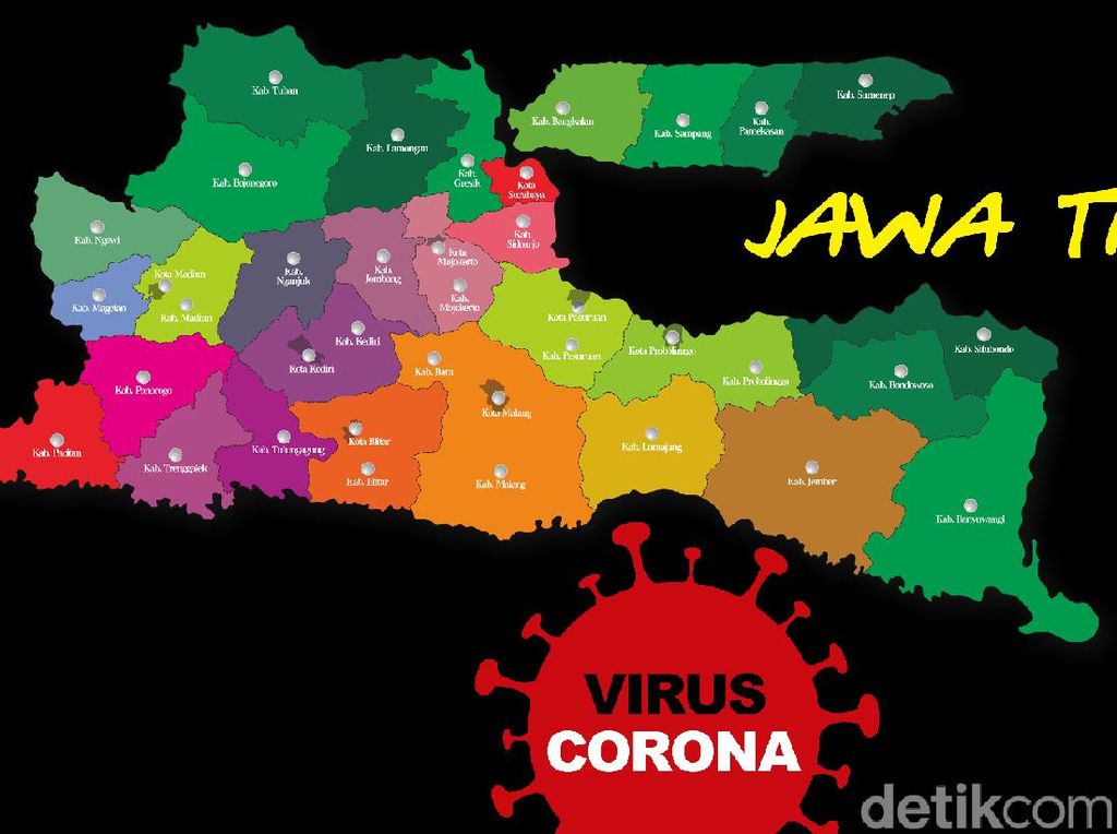 Pecah Rekor Lagi, Kasus Baru COVID-19 di Jatim Tambah 1.543 Pecah Rekor Lagi, Kasus Baru COVID-19 di Jatim Tambah 1.543