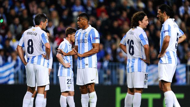 Skuat Malaga saat menembus perempatfinal Liga Champions