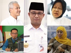 Survei Median: Anies Nomor 1 soal Penanganan Corona, Risma Nomor 5