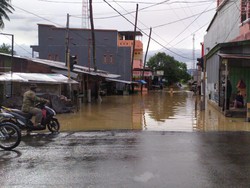 Banjir Rendam Dua Desa di Pinrang